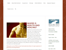 Tablet Screenshot of healingpathacupuncture.com